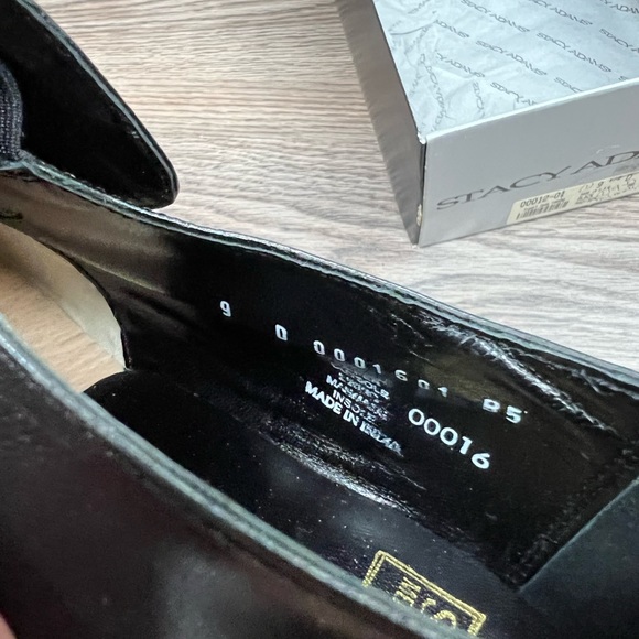 NEW Stacy Adams Madison Black Cap Toe Loafers 9 D main image 9